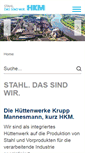 Mobile Screenshot of hkm.de