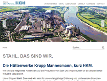 Tablet Screenshot of hkm.de